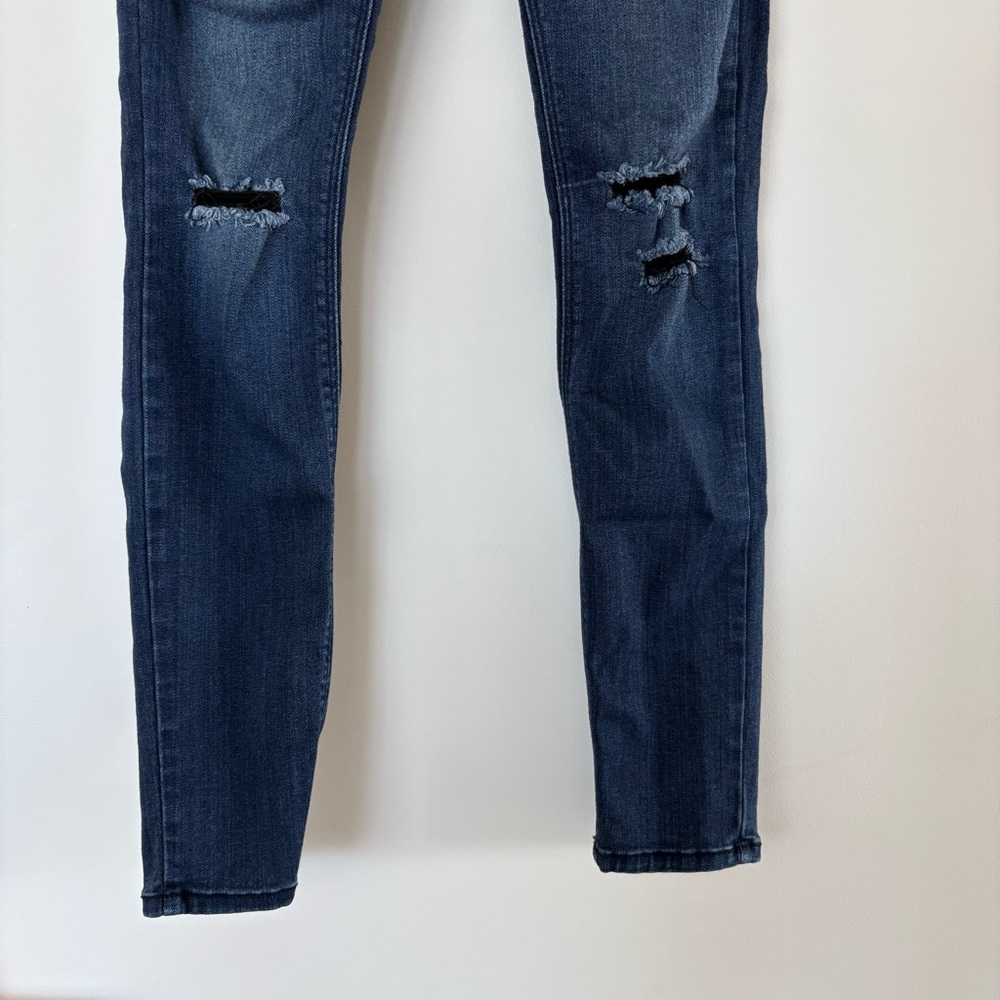 Pistola Women's Blue Distressed Skinny Jeans - Picture 2 of 13